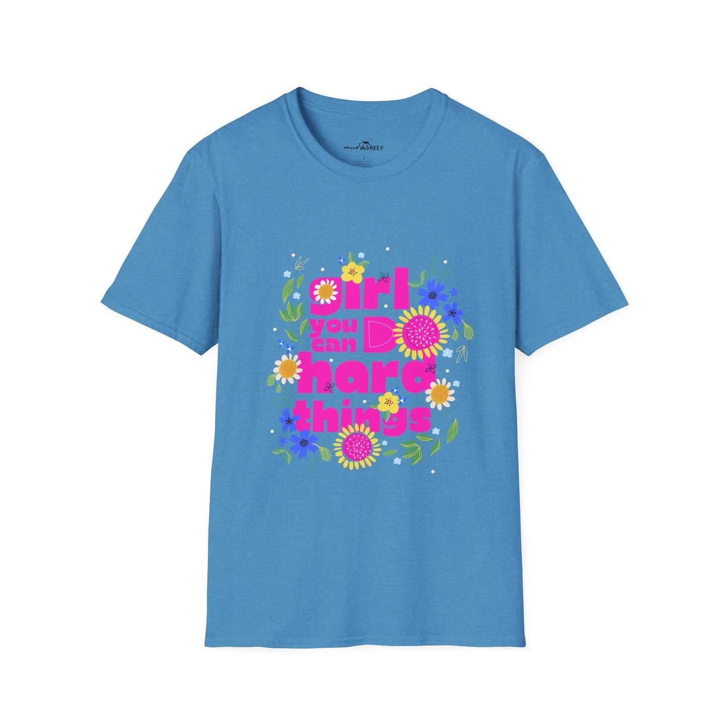 Empowered Girls Rise T-Shirt - Motivational Tee for Strong Women