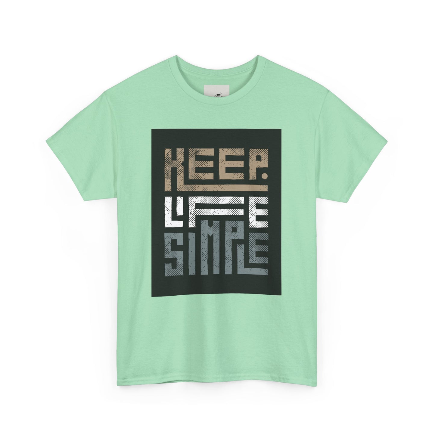 Keep Life Simple Tee – Minimalist Quote Shirt for Everyday Vibes