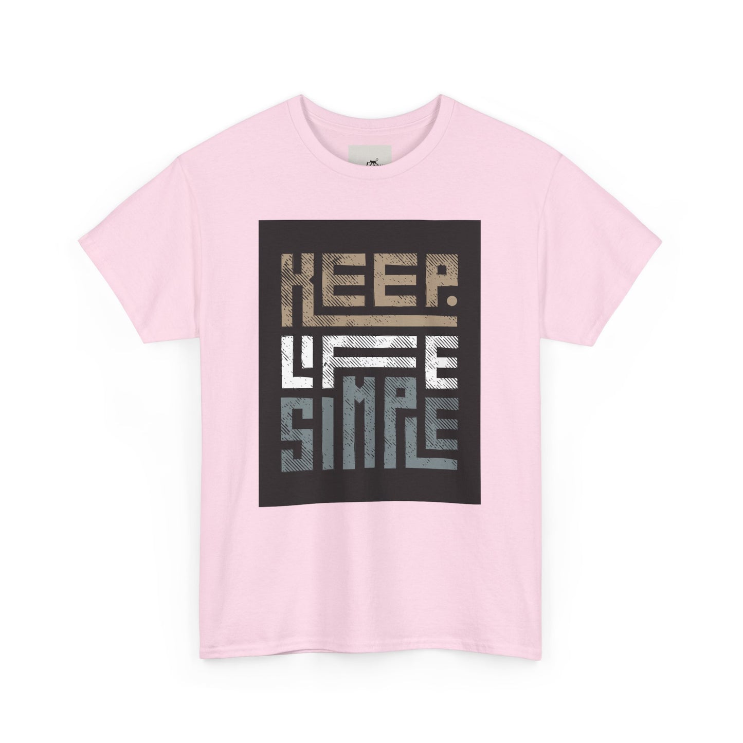Keep Life Simple Tee – Minimalist Quote Shirt for Everyday Vibes