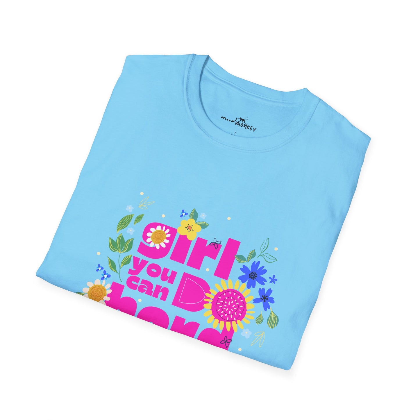 Empowered Girls Rise T-Shirt - Motivational Tee for Strong Women