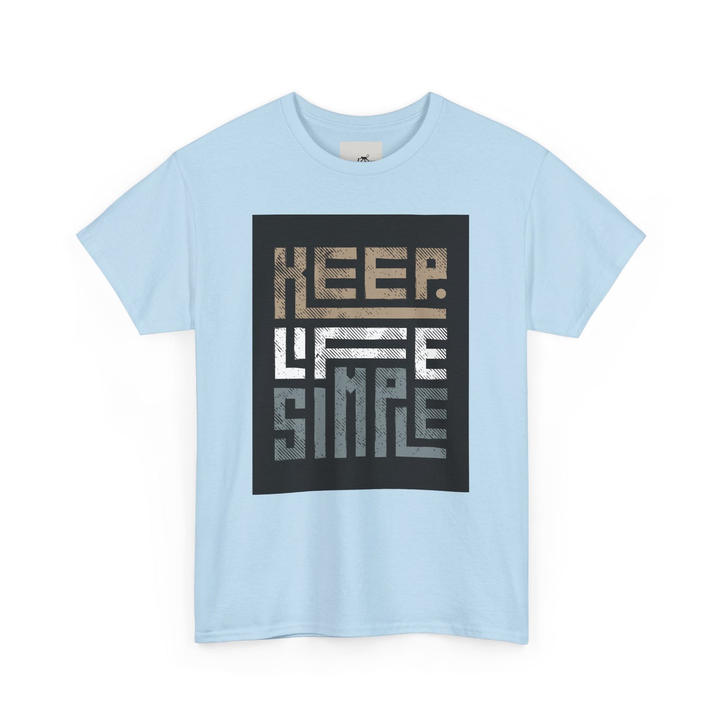 Keep Life Simple Tee – Minimalist Quote Shirt for Everyday Vibes