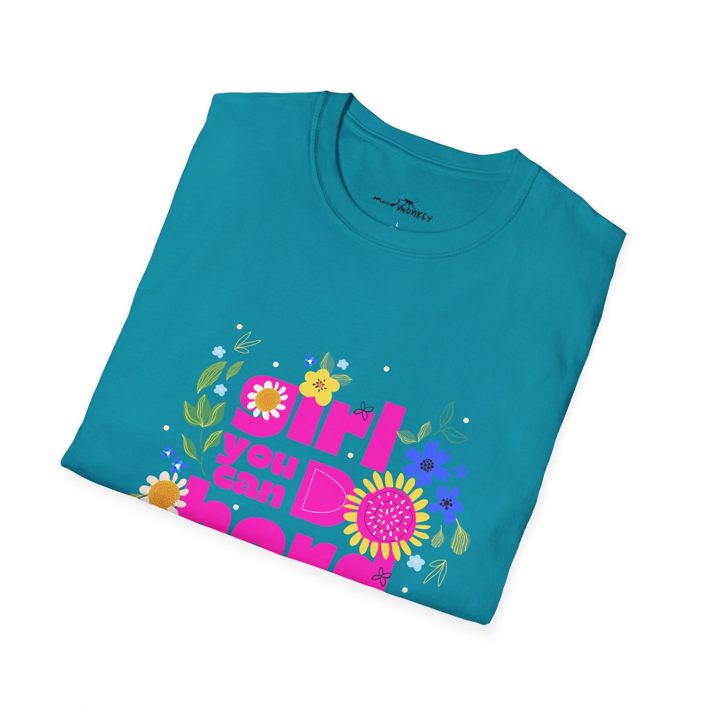 Empowered Girls Rise T-Shirt - Motivational Tee for Strong Women