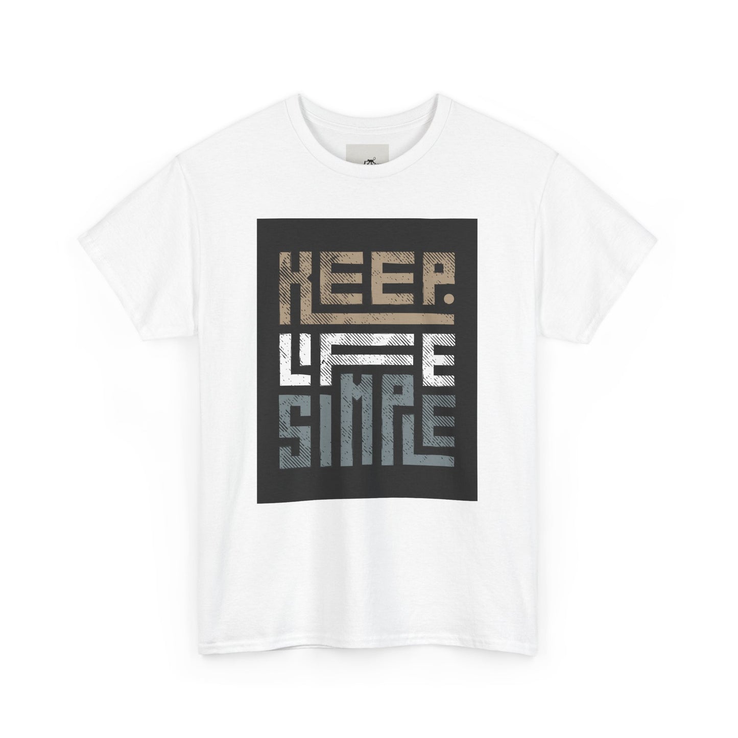 Keep Life Simple Tee – Minimalist Quote Shirt for Everyday Vibes