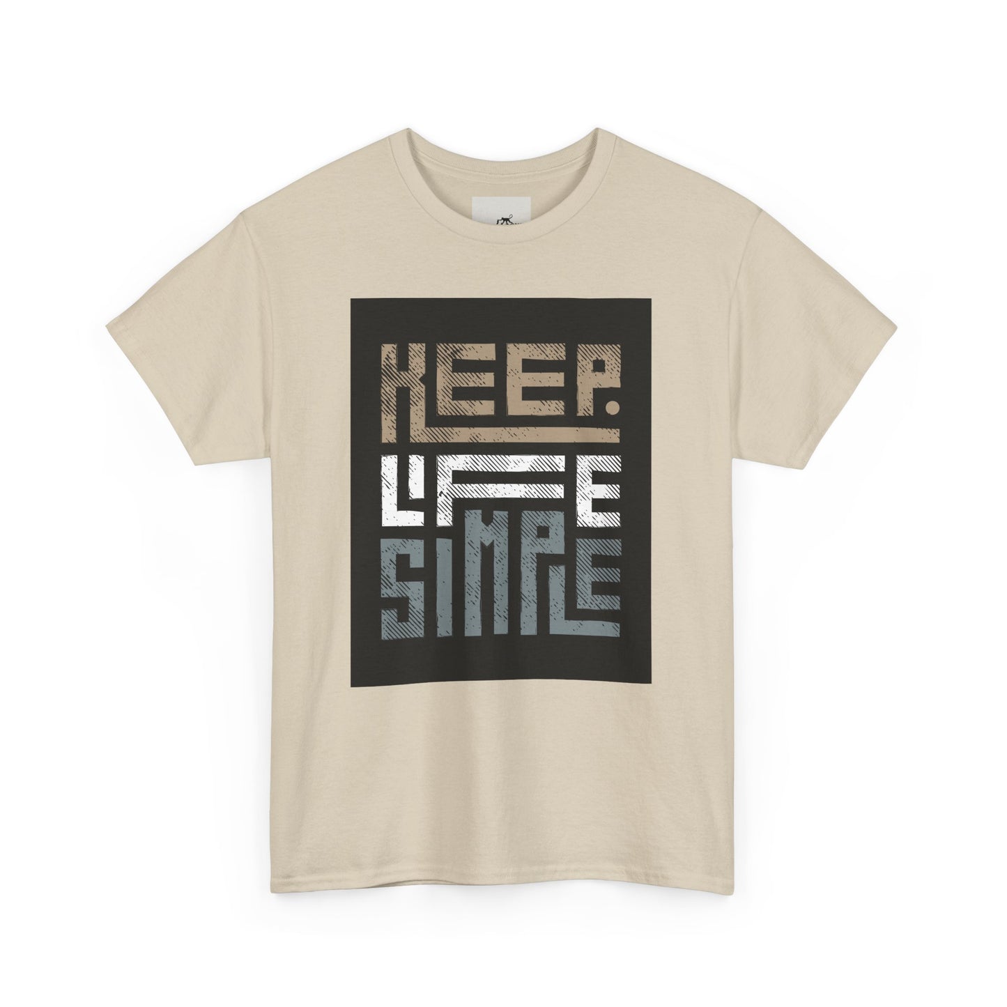 Keep Life Simple Tee – Minimalist Quote Shirt for Everyday Vibes