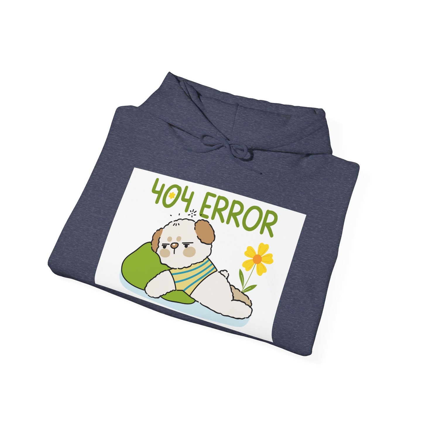 404 Error Cute Puppy Hoodie – Funny Unisex Sweatshirt for Dog Lovers
