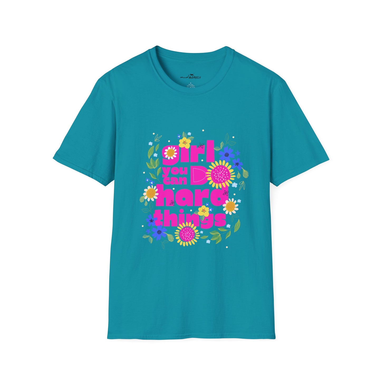 Empowered Girls Rise T-Shirt - Motivational Tee for Strong Women