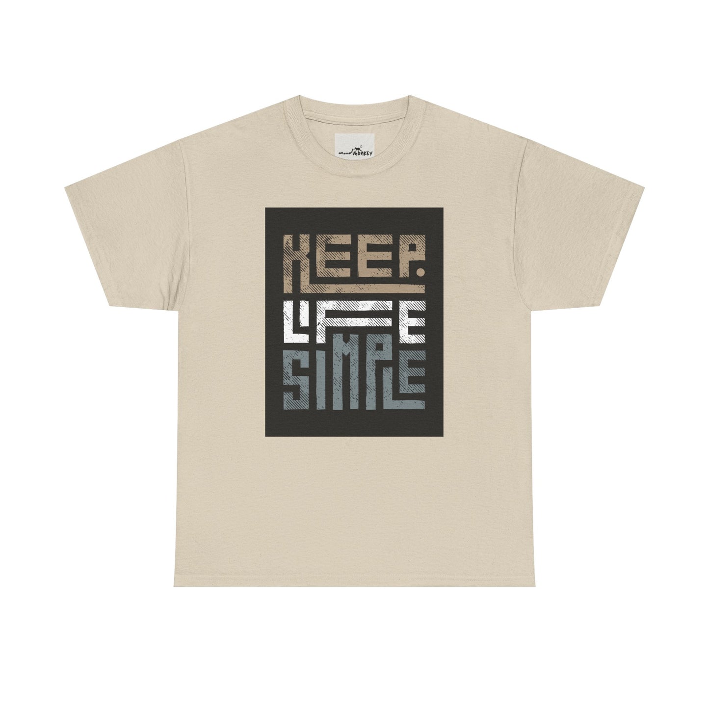 Keep Life Simple Tee – Minimalist Quote Shirt for Everyday Vibes