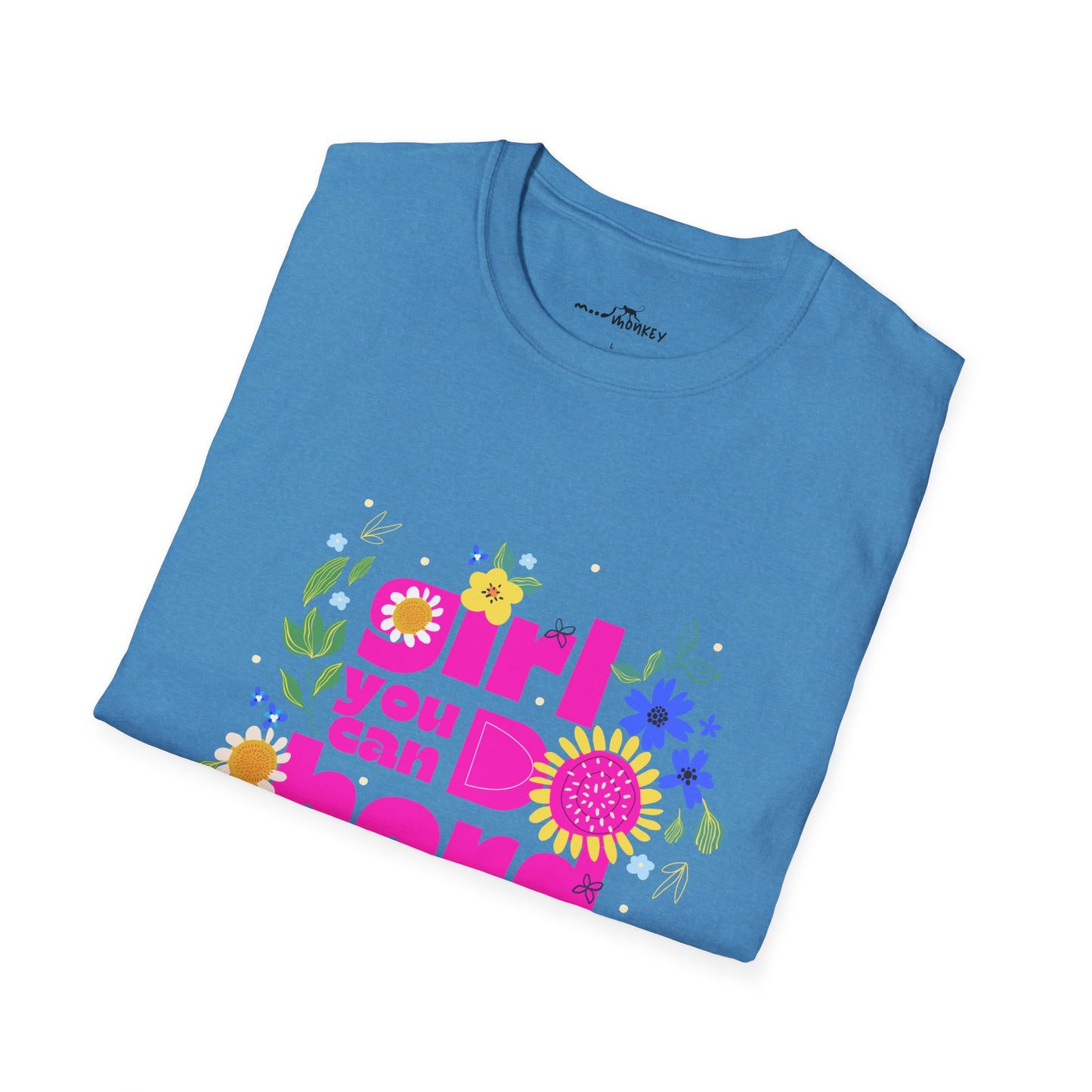 Empowered Girls Rise T-Shirt - Motivational Tee for Strong Women