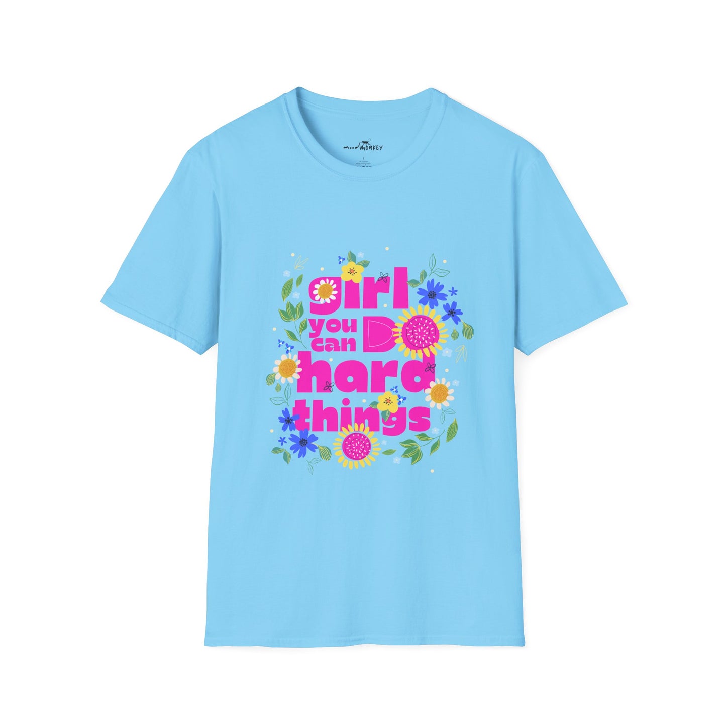 Empowered Girls Rise T-Shirt - Motivational Tee for Strong Women