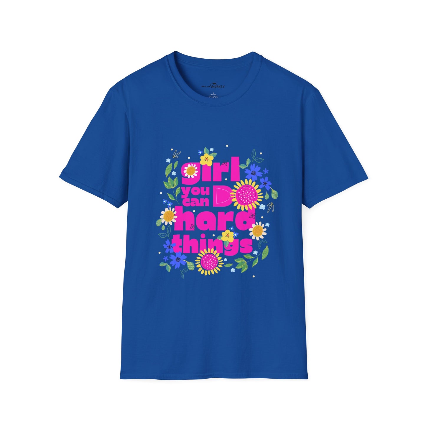 Empowered Girls Rise T-Shirt - Motivational Tee for Strong Women