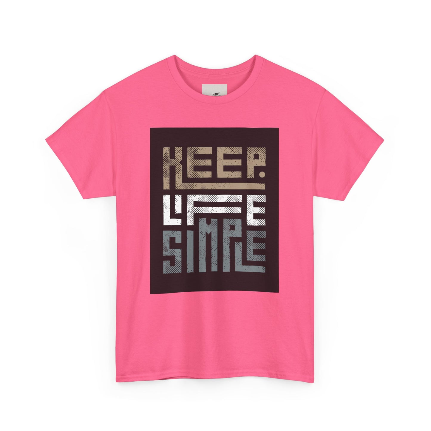Keep Life Simple Tee – Minimalist Quote Shirt for Everyday Vibes