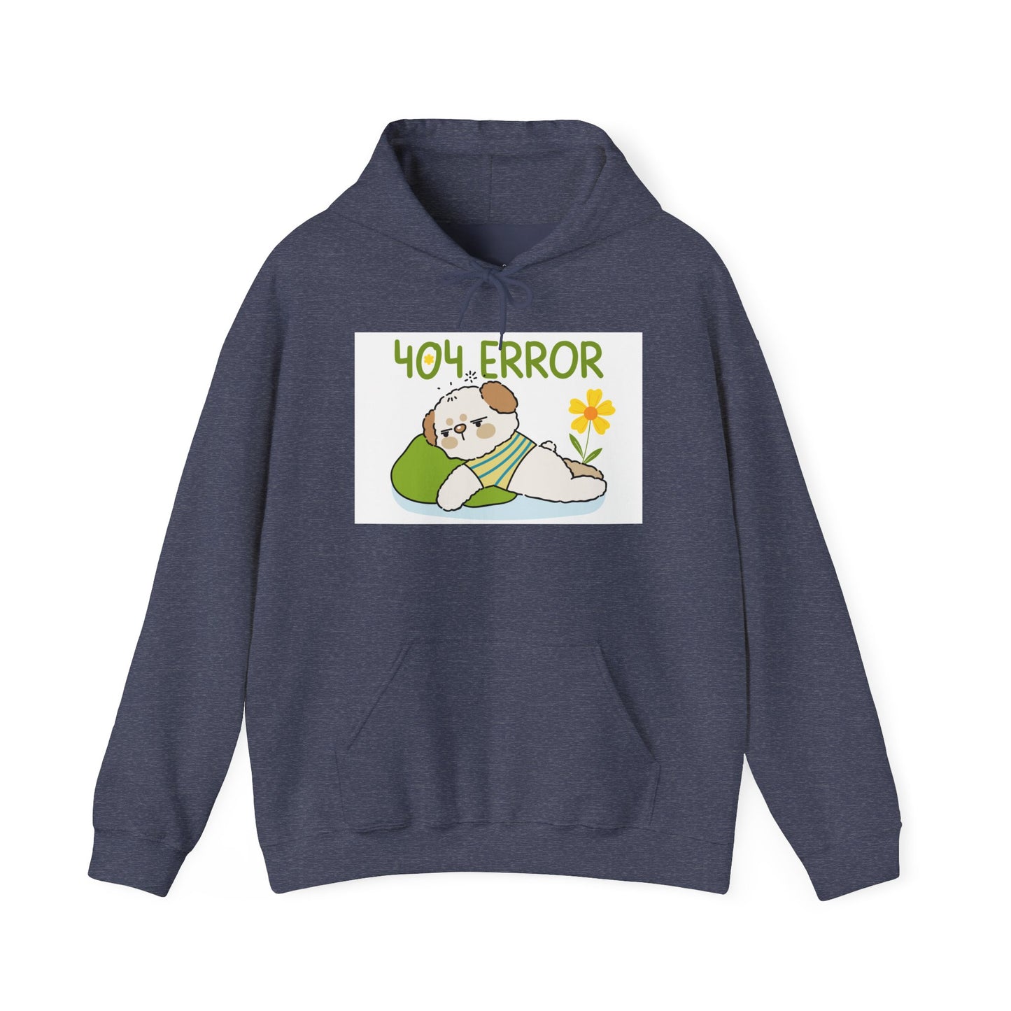 404 Error Cute Puppy Hoodie – Funny Unisex Sweatshirt for Dog Lovers