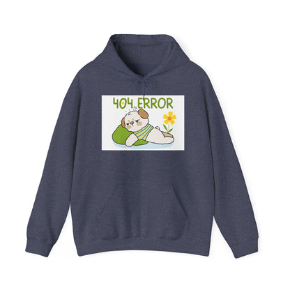 404 Error Cute Puppy Hoodie – Funny Unisex Sweatshirt for Dog Lovers
