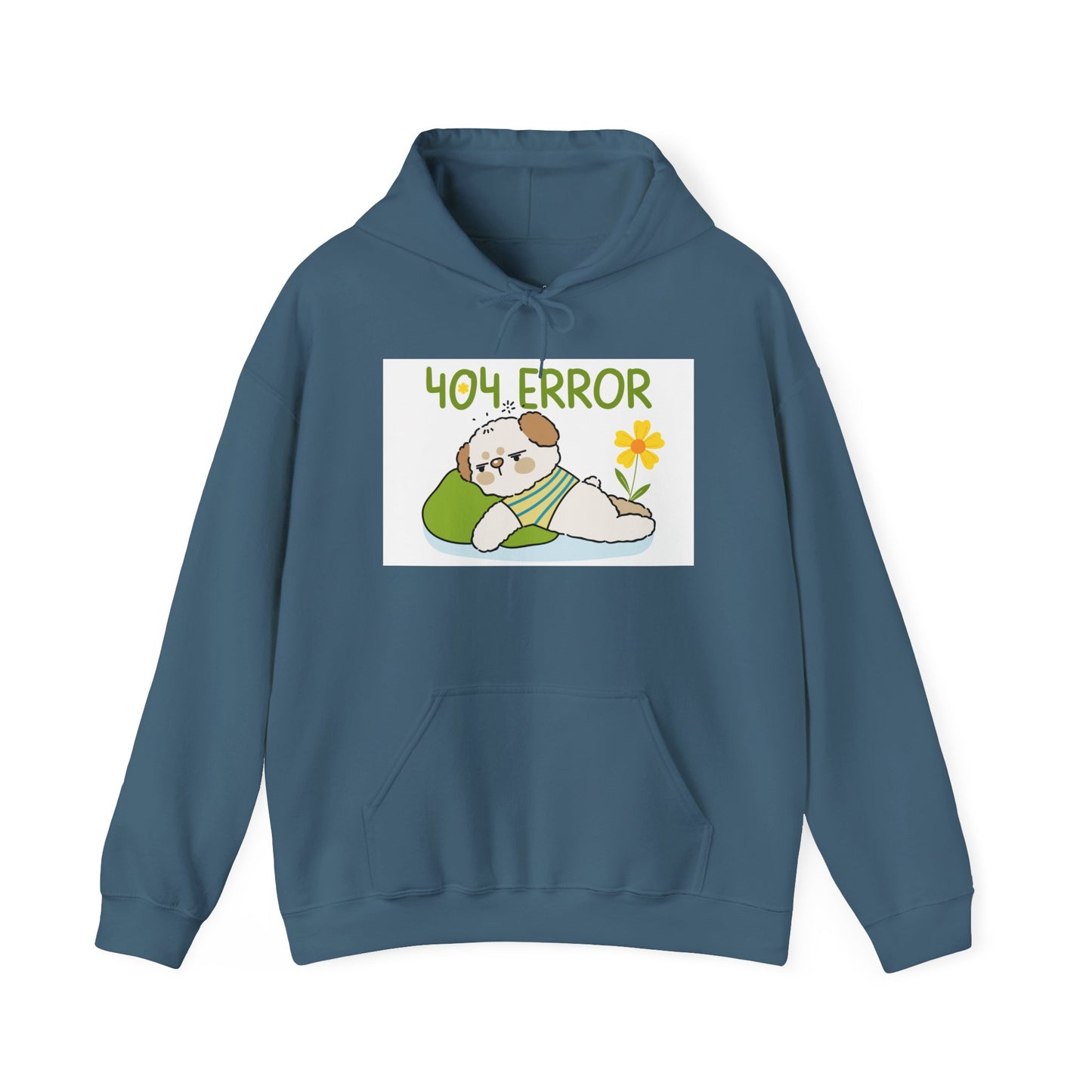 404 Error Cute Puppy Hoodie – Funny Unisex Sweatshirt for Dog Lovers