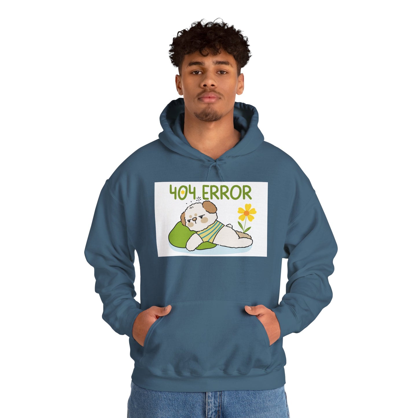 404 Error Cute Puppy Hoodie – Funny Unisex Sweatshirt for Dog Lovers