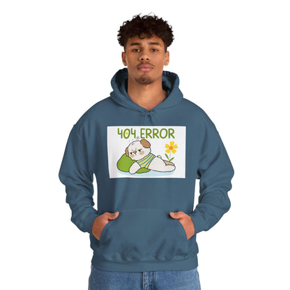 404 Error Cute Puppy Hoodie – Funny Unisex Sweatshirt for Dog Lovers