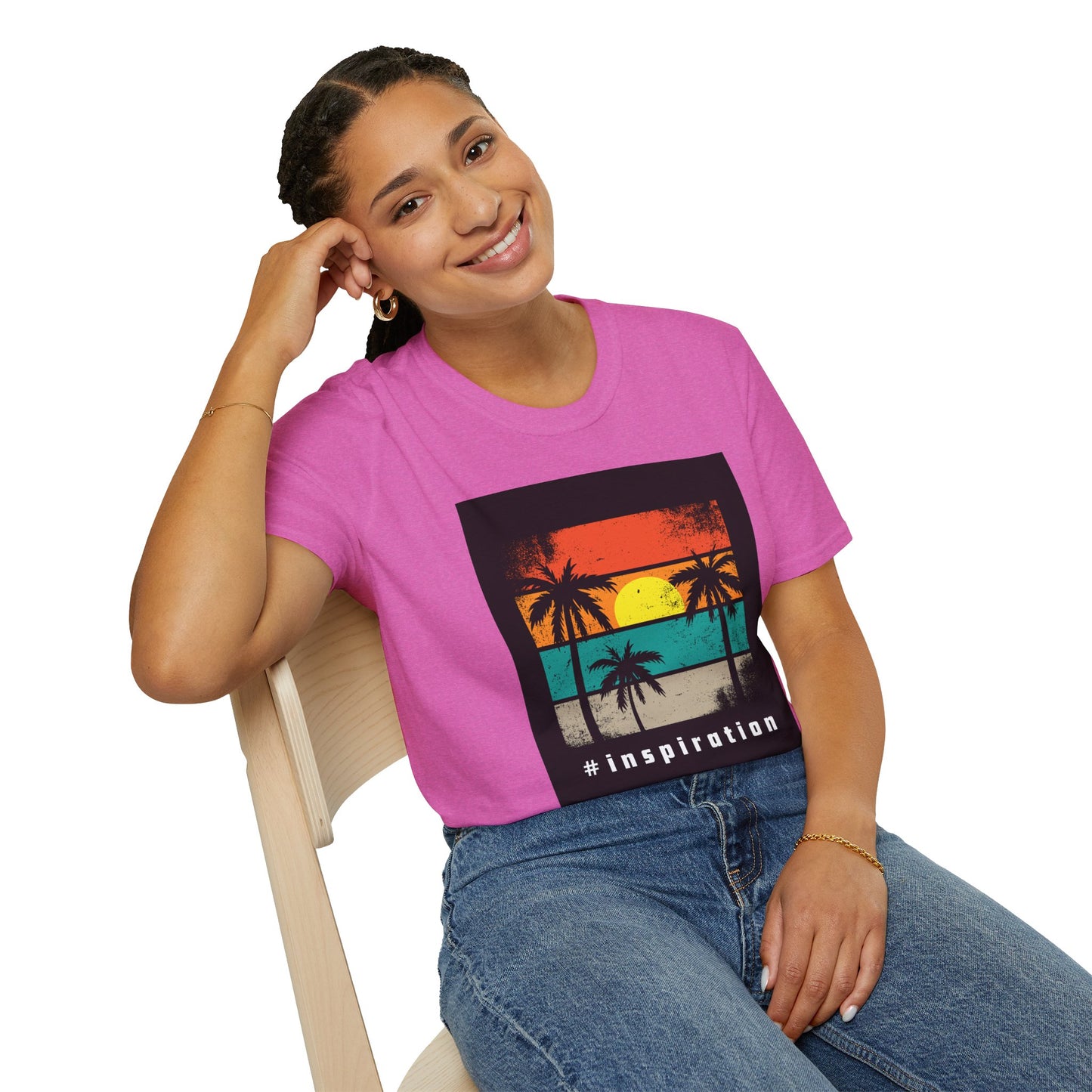 Sunset Vibes T-Shirt – Boho Summer Tee for Nature Lovers