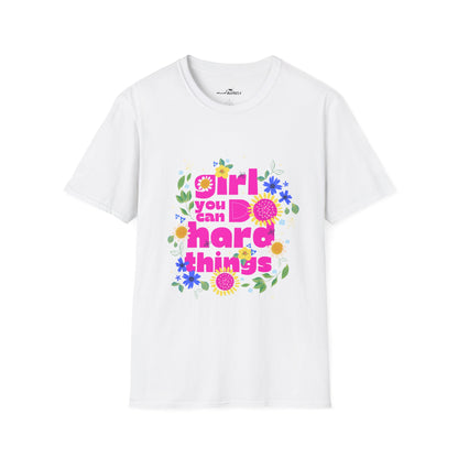 Empowered Girls Rise T-Shirt - Motivational Tee for Strong Women