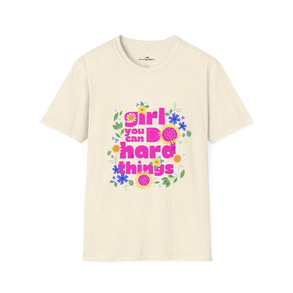 Empowered Girls Rise T-Shirt - Motivational Tee for Strong Women